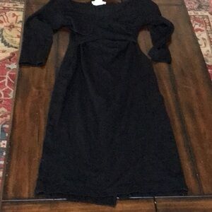 Young Edwardian Black Midi Dress Size S.